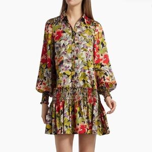 Cinq à Sept Multicolor Floral Mini Dress